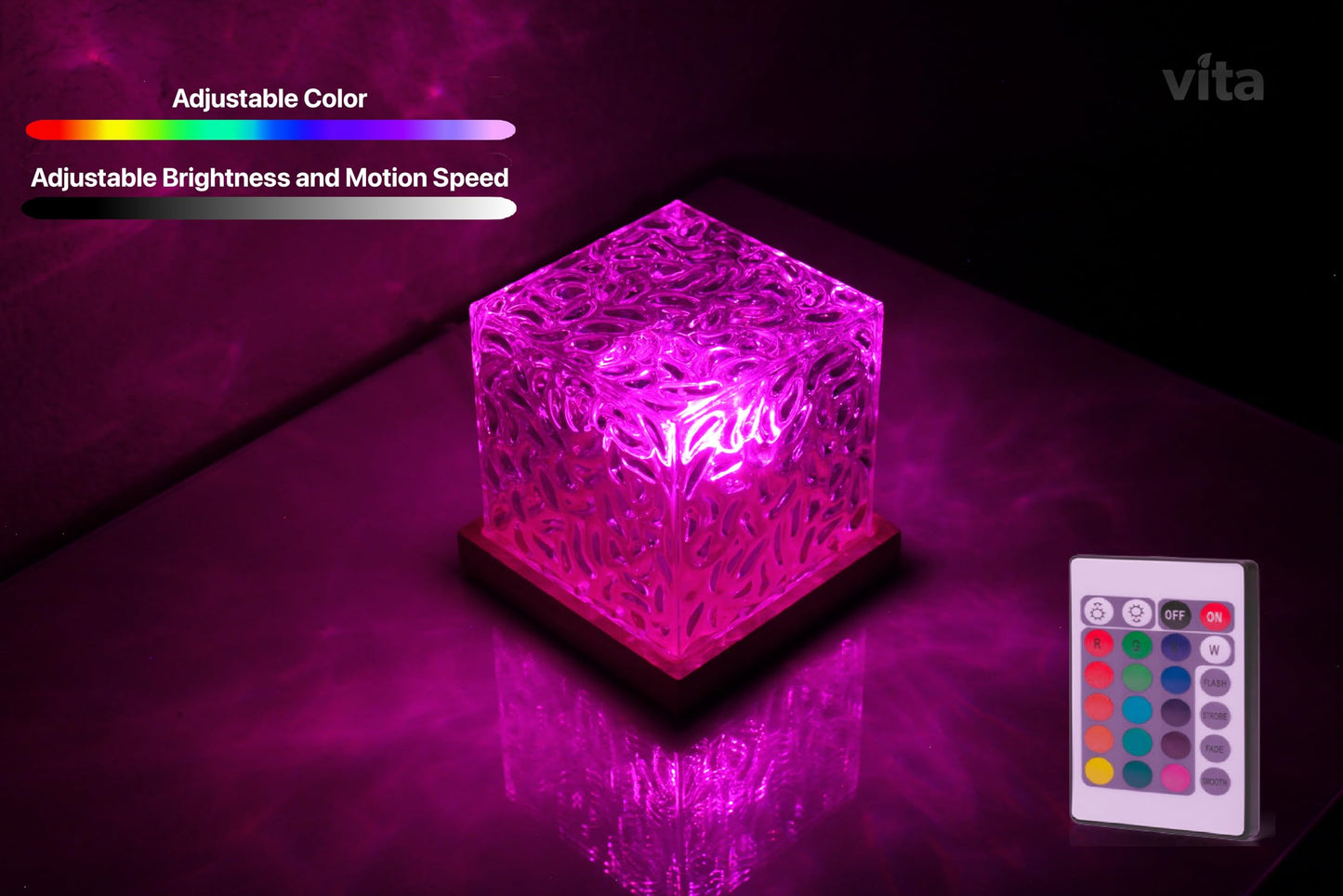 Ocean Wave Light Projector | Northern Lights Aurora & Crystal Ripple Lamp | Ocean Mood & Night Light with Remote, Multi-Mode Moving Waves & Aurora