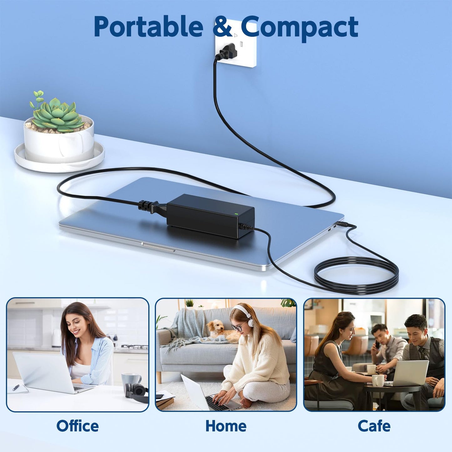ROLADA 19V Power Cord Compatible with Acer Monitor S202HL SB220Q S230HL S240HL S220HQL S271HL S241HL SA230 S231HL R221Q H236HL H276HL R271 R240HY…