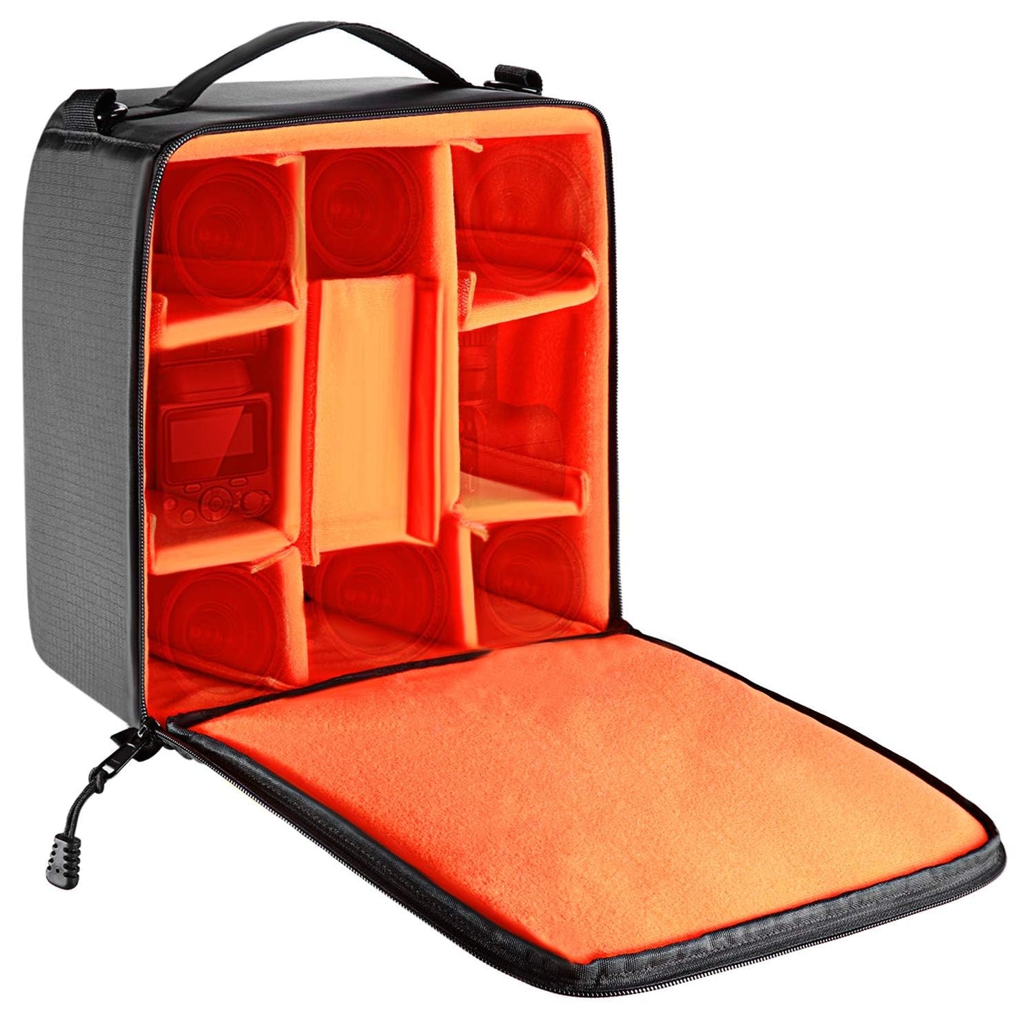 Neewer® Flexible Partition Camera Padded Bag Insert Protection Handbag for SLR DSLR Mirrorless Cameras and Lenses,Flash Light,Radio Trigger,Battery