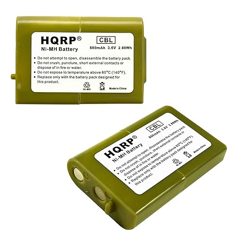 HQRP Two Phone Batteries Compatible with Vtech i5808 / 5808, i5858 / 5858, i5871 / 5871, ip5825 / 5825, ip5850 / 5850 Cordless Telephone
