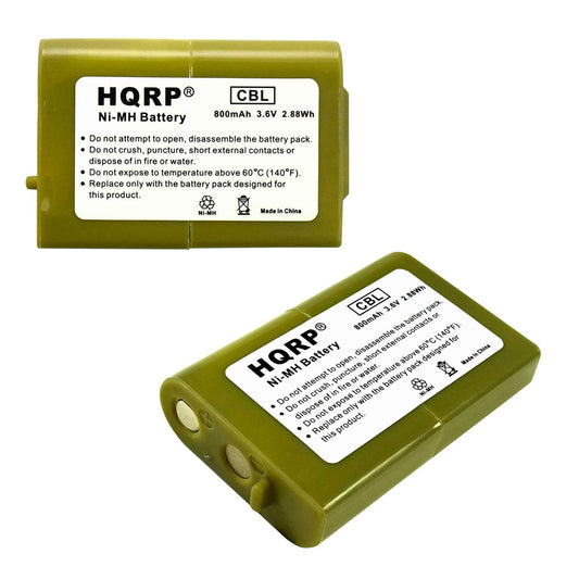 HQRP 2-Pack Phone Battery Compatible with AT&T/Lucent EP5632, EP5632-2, EP5632-2A, EP590-2, EP590-3 Cordless Telephone