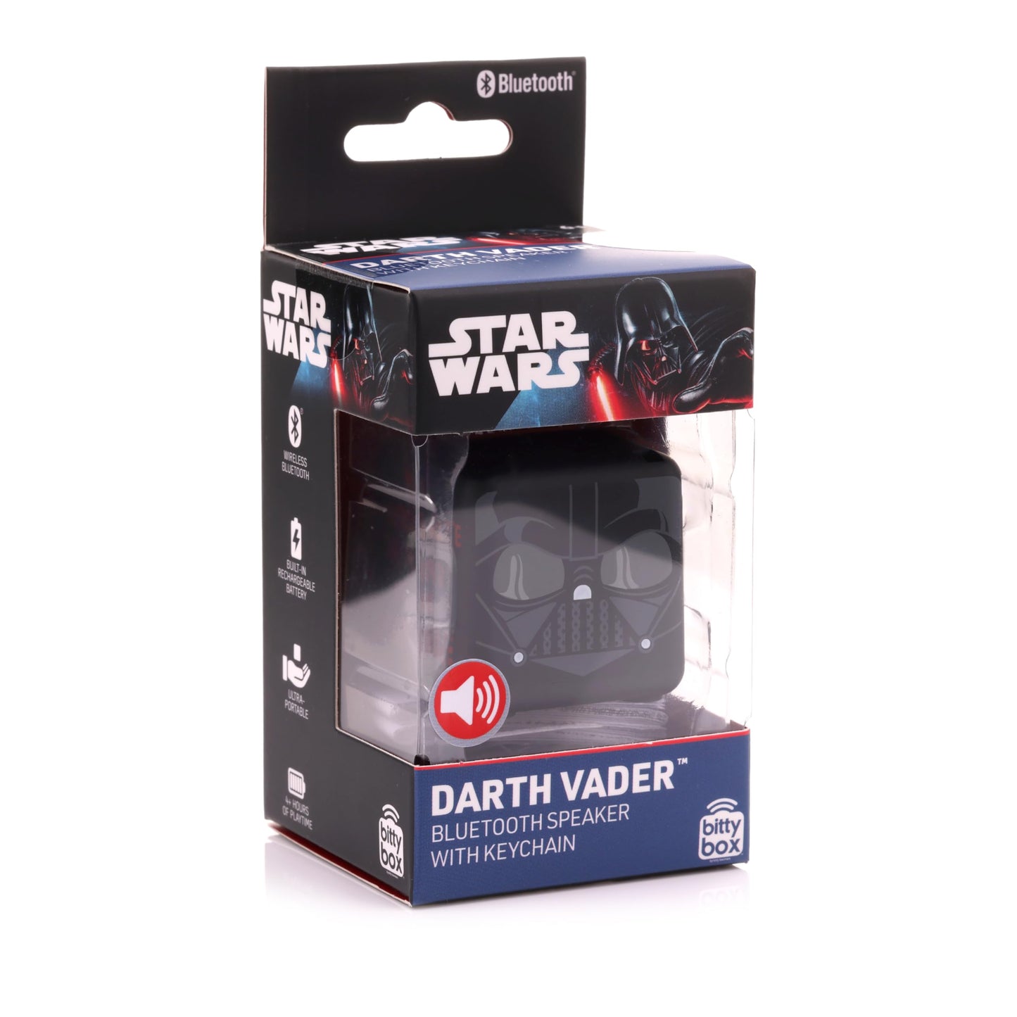 Bitty Boomers Star Wars: Darth Vader - Bitty Box 1.3 Inch Keychain Bluetooth Speaker