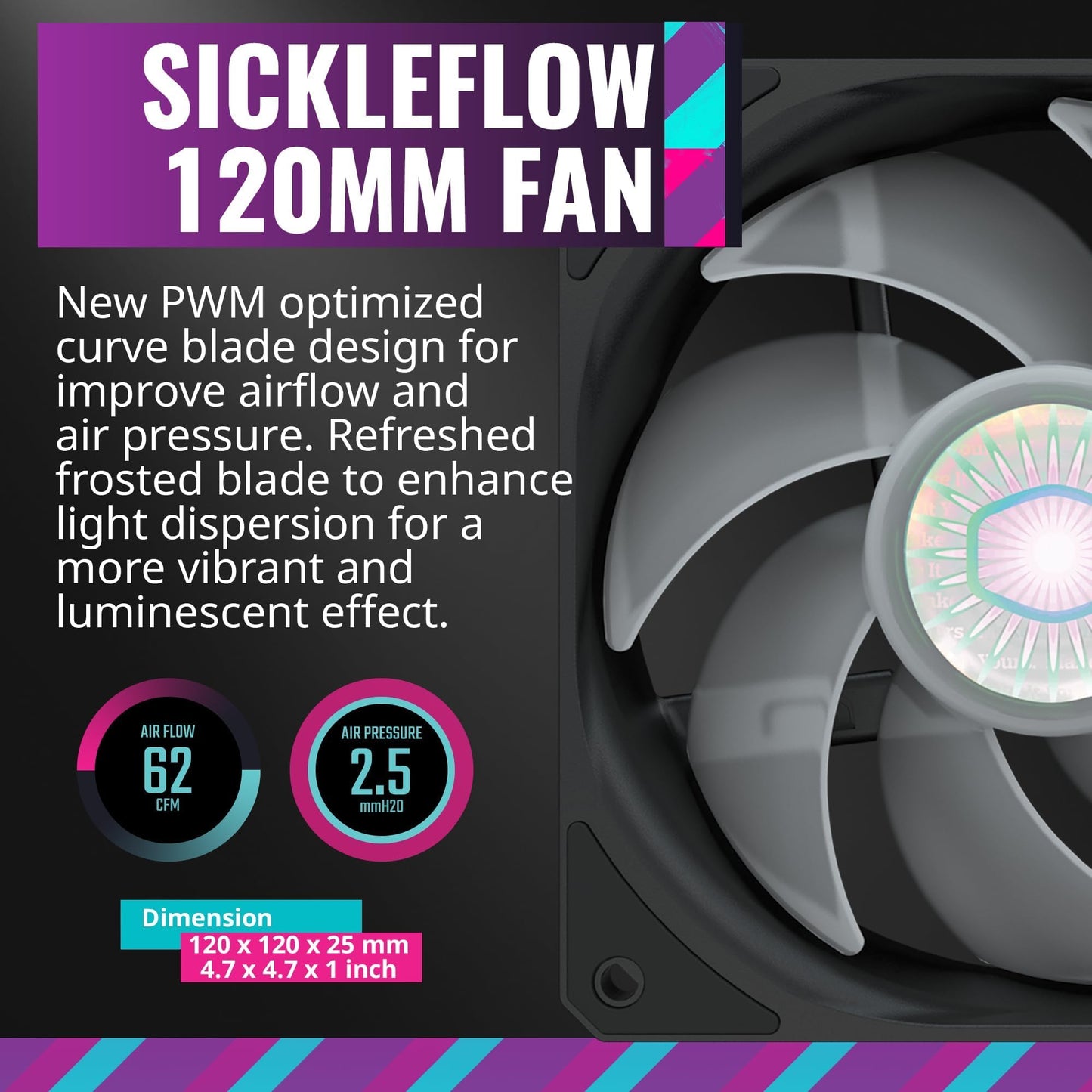 CoolerMaster MasterLiquid ML240L RGB V2, Close-Loop AIO CPU Liquid Cooler, Gen3 Dual Chamber Pump, 240mm Radiator, SickleFlow 120 PWM ARGB, AMD Ryzen