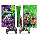 Toxxos PS5 Slim Disc Edition Skin - Slim Disc Edition Console and Controller Accessories Cover Skins PS5 Controller Skin Gift ps5 Skins for Console