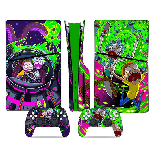 Toxxos PS5 Slim Disc Edition Skin - Slim Disc Edition Console and Controller Accessories Cover Skins PS5 Controller Skin Gift ps5 Skins for Console