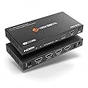 J-Tech Digital 8K HDMI Audio Extractor with eARC ARC 8K 60Hz 4K 120Hz, HDMI to Optical L/R Converter Adapter, HDCP 2.3 HDR CEC EDID [JTECH-8KAE]