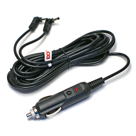 EDO Tech 11' Car Charger Adapter Power Cord for Philips 7 9 10 inches Dual Screen Headrest Portable DVD Player Pet9402/37 Pet708/37 Pd7012/37