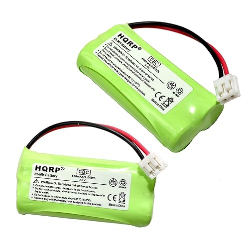 HQRP 2-Pack Phone Battery Compatible with VTech CS6209 / CS 6209, CS6219 / CS 6219, CS6219-2 / CS 6219-2 Cordless Telephone