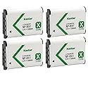 Kastar 4-Pack NP-BX1 Battery Replacement for Sony HDR-AS100V, HDR-AS15, HDR-AS20, HDR-AS200V, HDR-AS30, HDR-AS300, HDR-AS50 Action Cam, HDR-AS50R