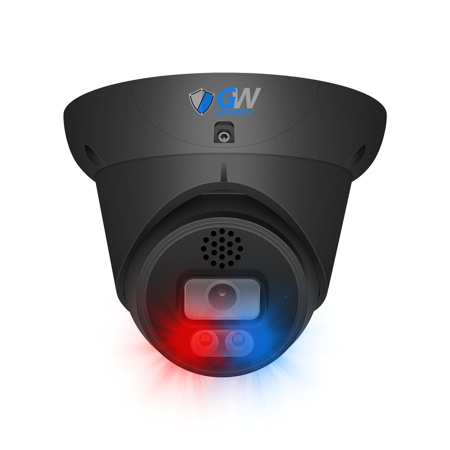 GW Security 16 Channel 12MP NVR 4K Fulltime Color Night Vision Security Camera System with 16 x 8MP IP Two-Way Audio Alarm Lights AI PoE Dome Security