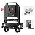 NEEWER V Mount Battery Plate with Dual 15mm Rod Clamps, 1/4" & 3/8" Threads, Metal V Lock Battery Mounting Plate Fits Camera Rig Cage with 15mm Rail