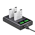 Tectra 2-Pack NB-11L NB-11LH Battery + LED Dual Charger for Canon PowerShot ELPH 110 HS, ELPH 130 HS, Elph 360 Elph 350 Elph 340 Elph 190 Elph 180