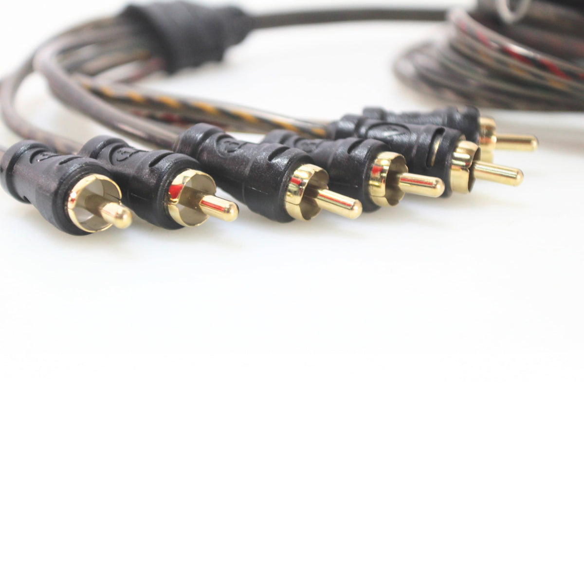 6ft Audiopipe 6-Channel Car Audio Dual Twisted OFC RCA Cable