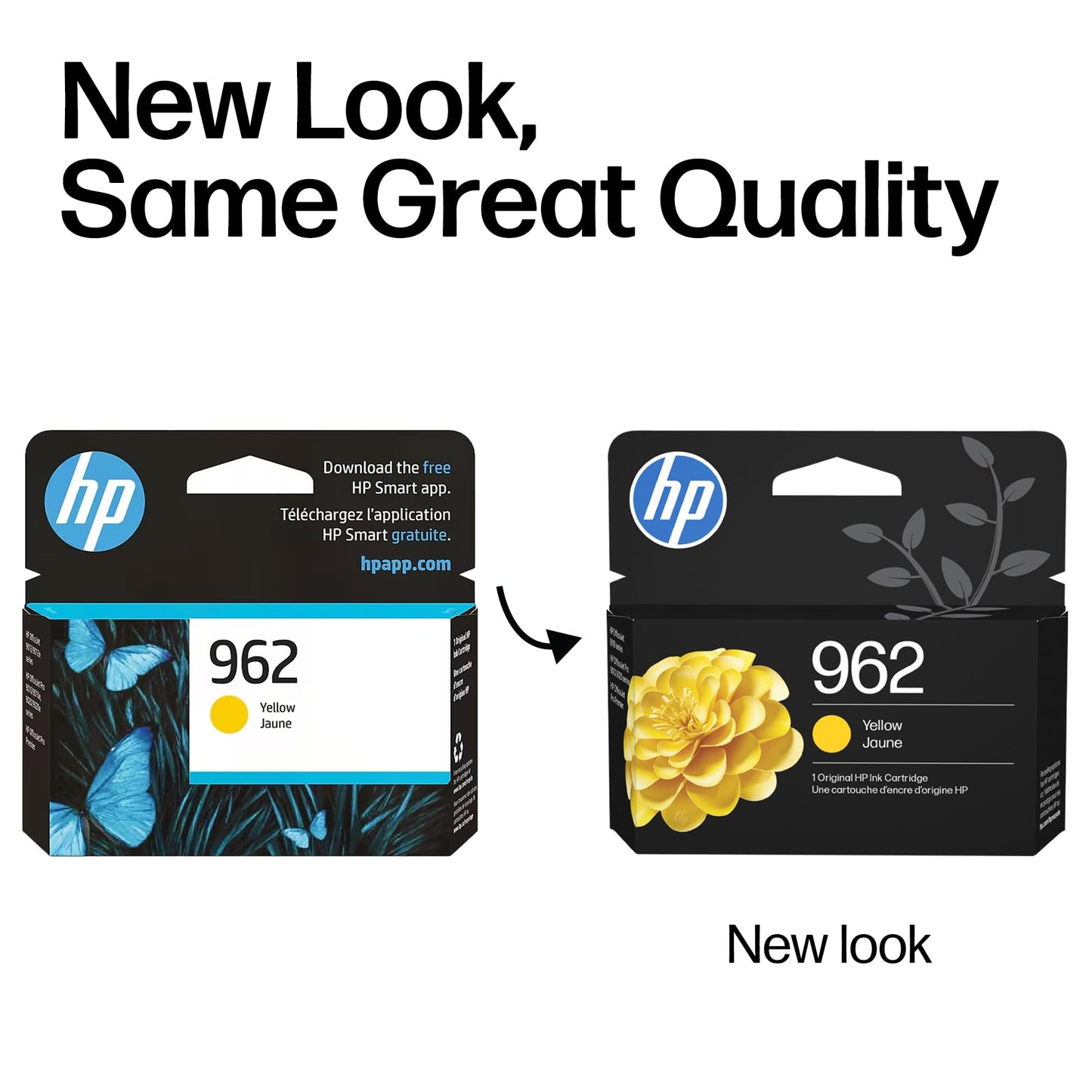 HP 962 Yellow Ink Cartridge | Works with OfficeJet 9010, Pro 9010, 9020 | Eligible for Instant Ink | 3HZ98AN