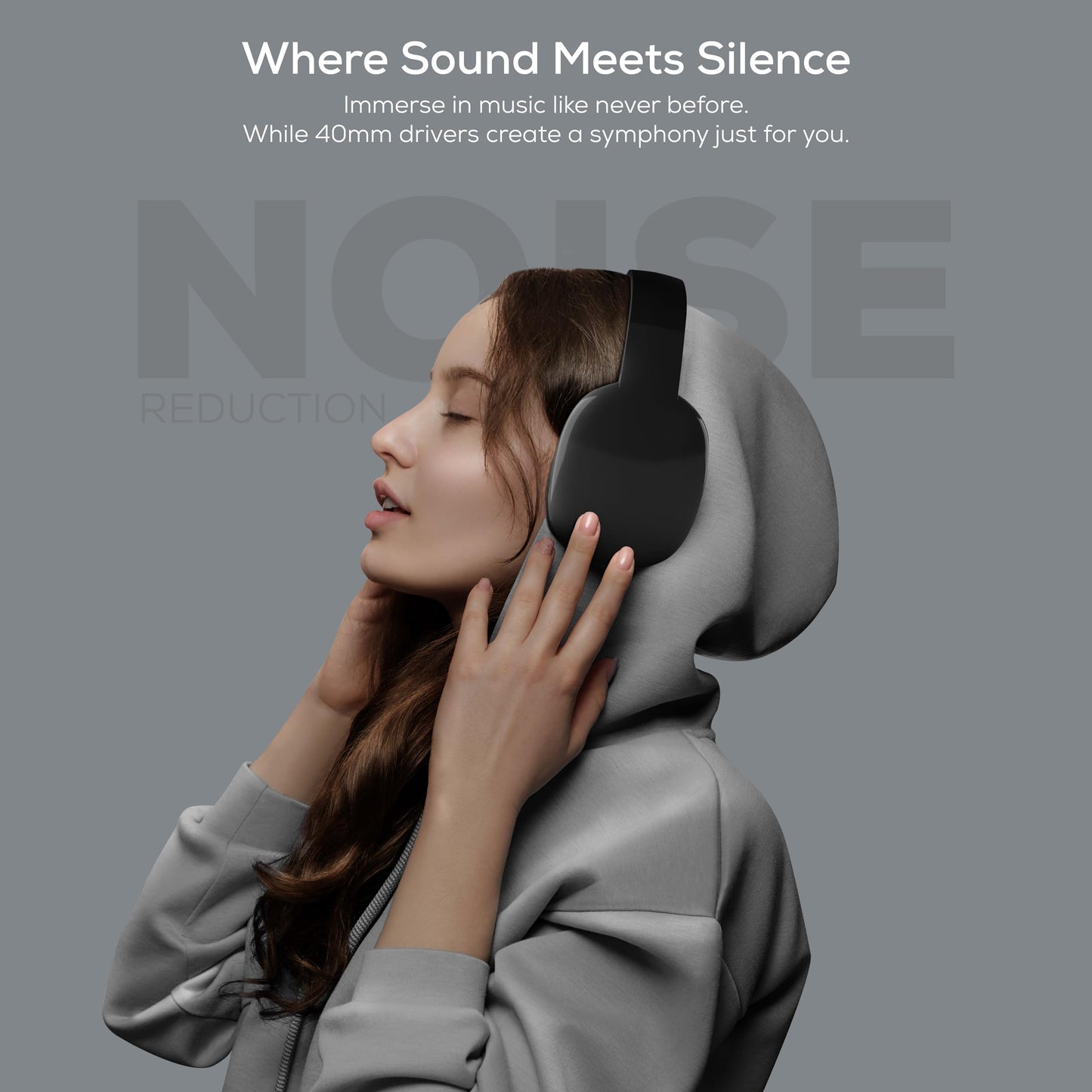 Gabba Goods Wireless Over Ear Bluetooth Headphones with Microphone - Wireless Headset -Noise Reduction - Bluetooth, Wired,Built in Micro SD…