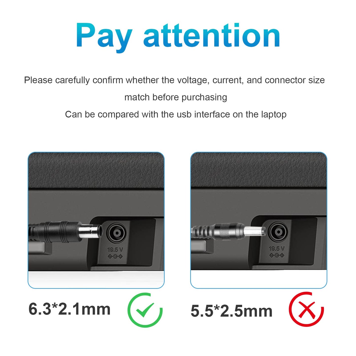 24V 2.5A AC/DC Adapter Charger Compatible with Samsung with Power Supply Cord Cable(6.3mm*2.1mm)