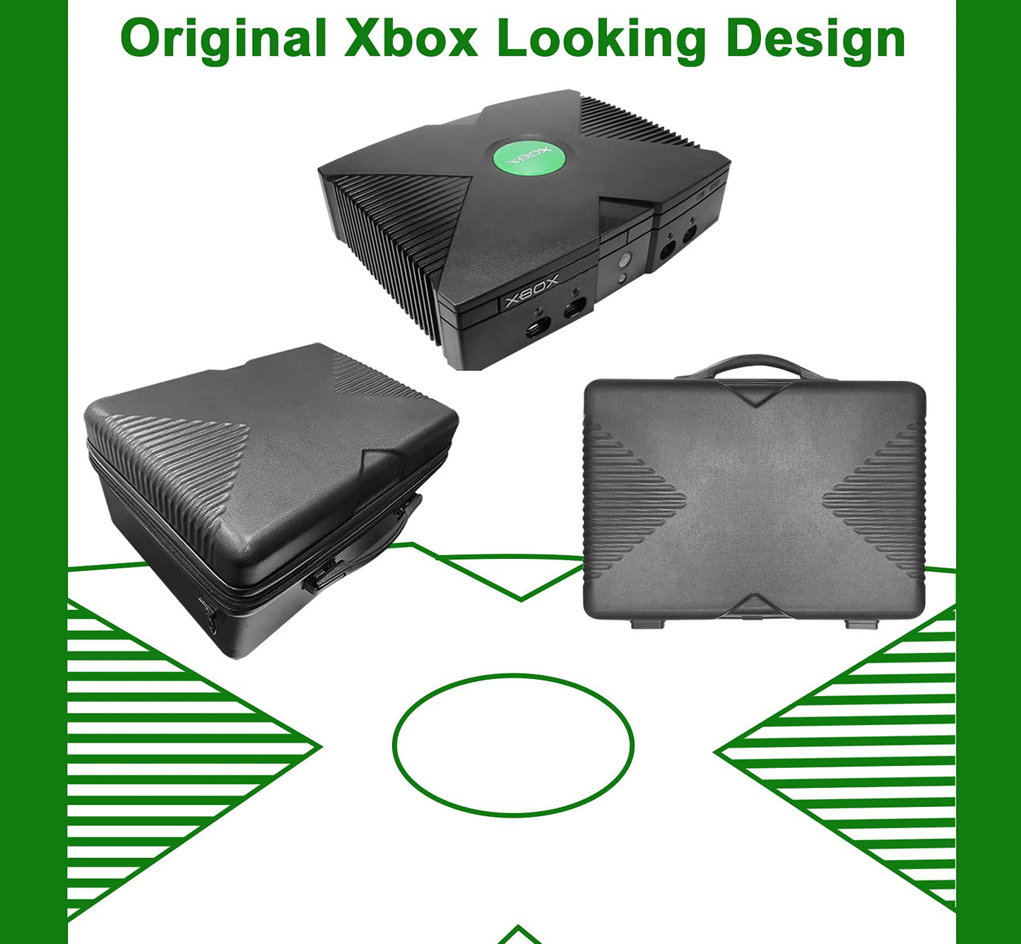 Xbox Series X Carrying Case, Compatible with XSX Console/Controllers/Headset/Games and Other Accessories - Protective Travel Case with Hard Shell