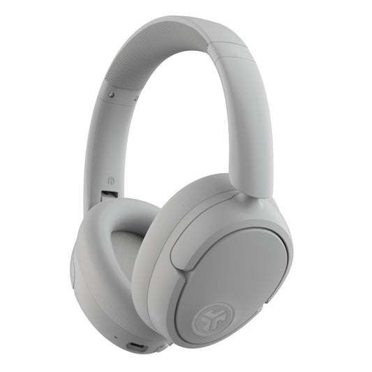 JLab JBuds Lux ANC Wireless Headphones, Cloud White, Hybrid Active Noise Cancelling, Customizable Sound, Spatial Audio Compatible, Premium Over-Ear…