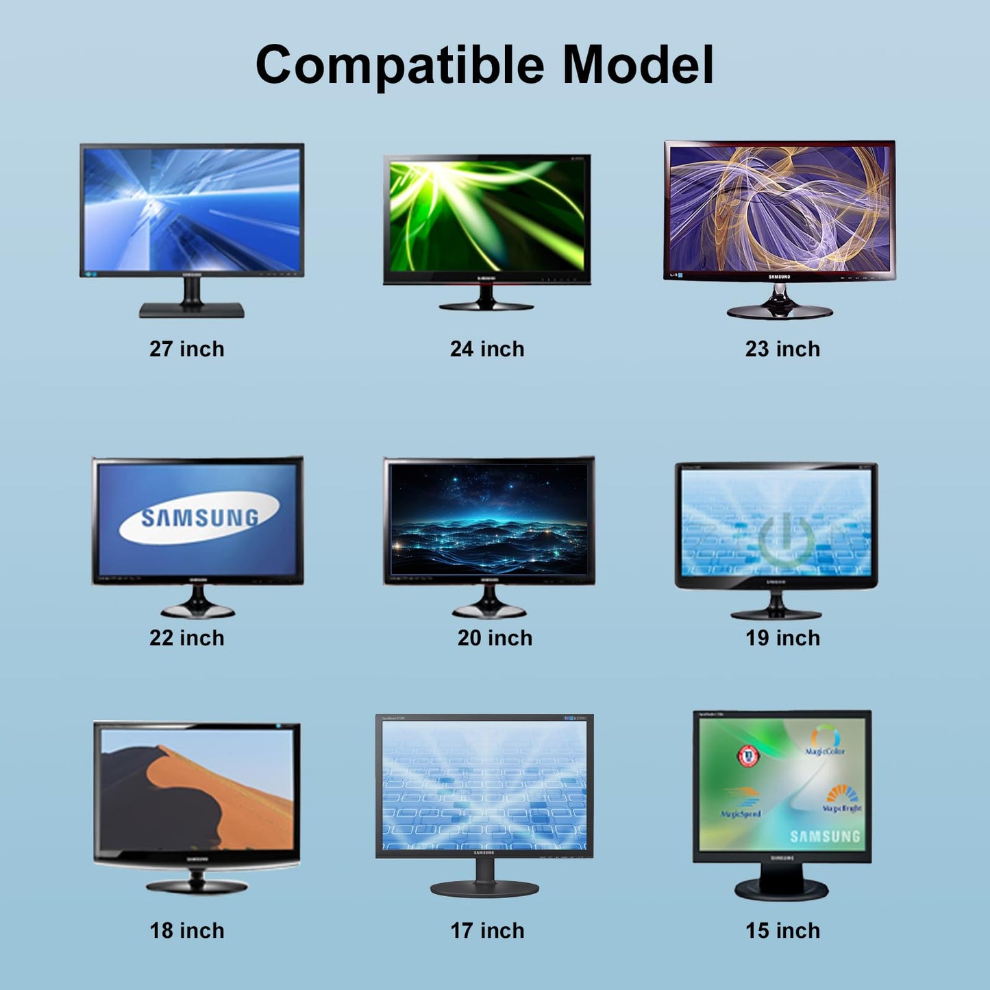 Oanlxt 14V Power Adapter Compatible with Samsung SyncMaster 15" 17" 18" 19" 20" 22" 23" 24" 27" TV LED LCD Monitor Adapter Charger Compatible…