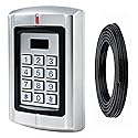 Haupowfo Universal Waterproof 12-24V AC/DC Metal Wired Keypad Stand Alone Access Controller for Gate Opener Operator, Garage Door Opener and Access