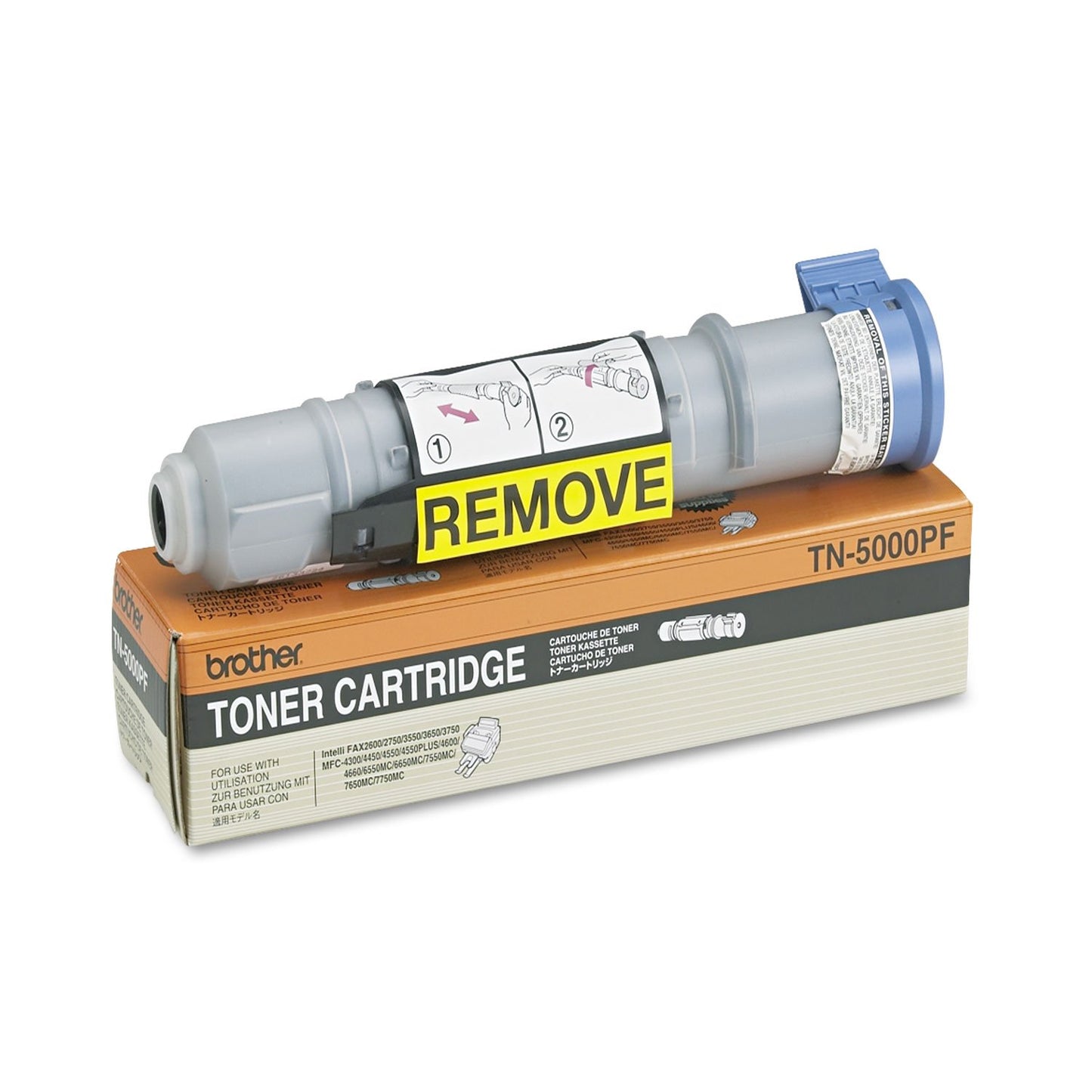 Brother TN-5000PF Intellifax 2550 2600 2750 3550 3750 MFC-4300 MFC-4450 MFC-6550 MFC-7750 Toner Cartridge (Black) in Retail Packaging