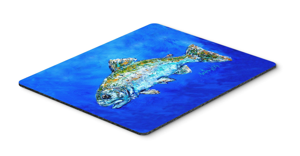 Caroline's Treasures MW1124MP Fish Headed Downstream Mouse Pad, Hot Pad or Trivet for Home Office Gaming Working Computers Laptop Mouse Mat,Washable