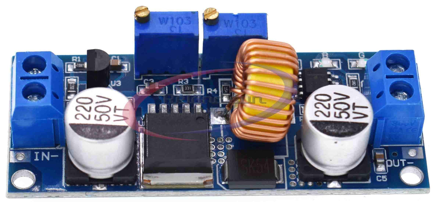 5A DC to DC CC CV Lithium Battery Charging Board Led Power Converter Lithium Charger Module Hong XL4015 (Blue)