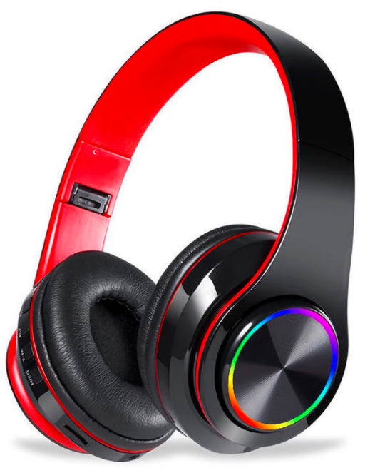 Fragolucyou Wireless Bluetooth Headphones-Colorful Lights,Foldable,Bluetooth 5.0,10 m Range,Stereo Surround,Built-in Microphone,Comfortable affixed…