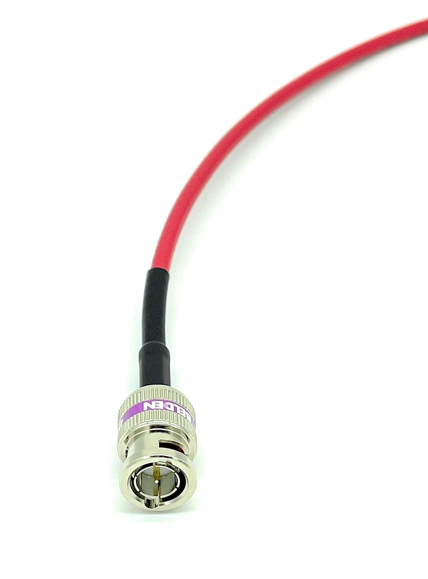 AV-Cables 12G 4K HD SDI BNC - BNC Cable 4855R Mini RG59 (25ft, Red)