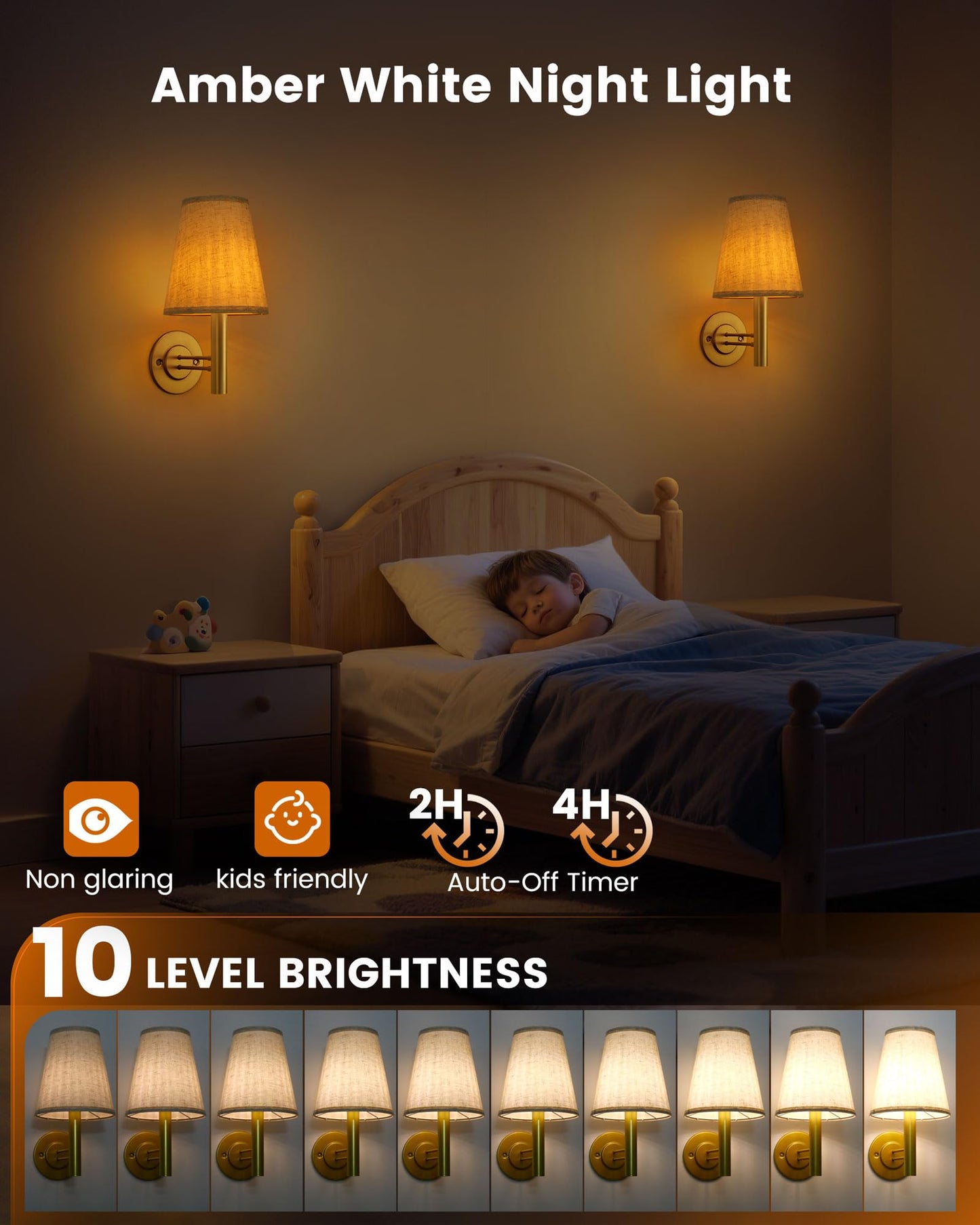Jantolumi Rechargeable Wall Sconces Gold with Remote Control, 5200mAh Battery Operated Wall Lights, Wireless 16 Colors Timer & Dimmable Battery Wall
