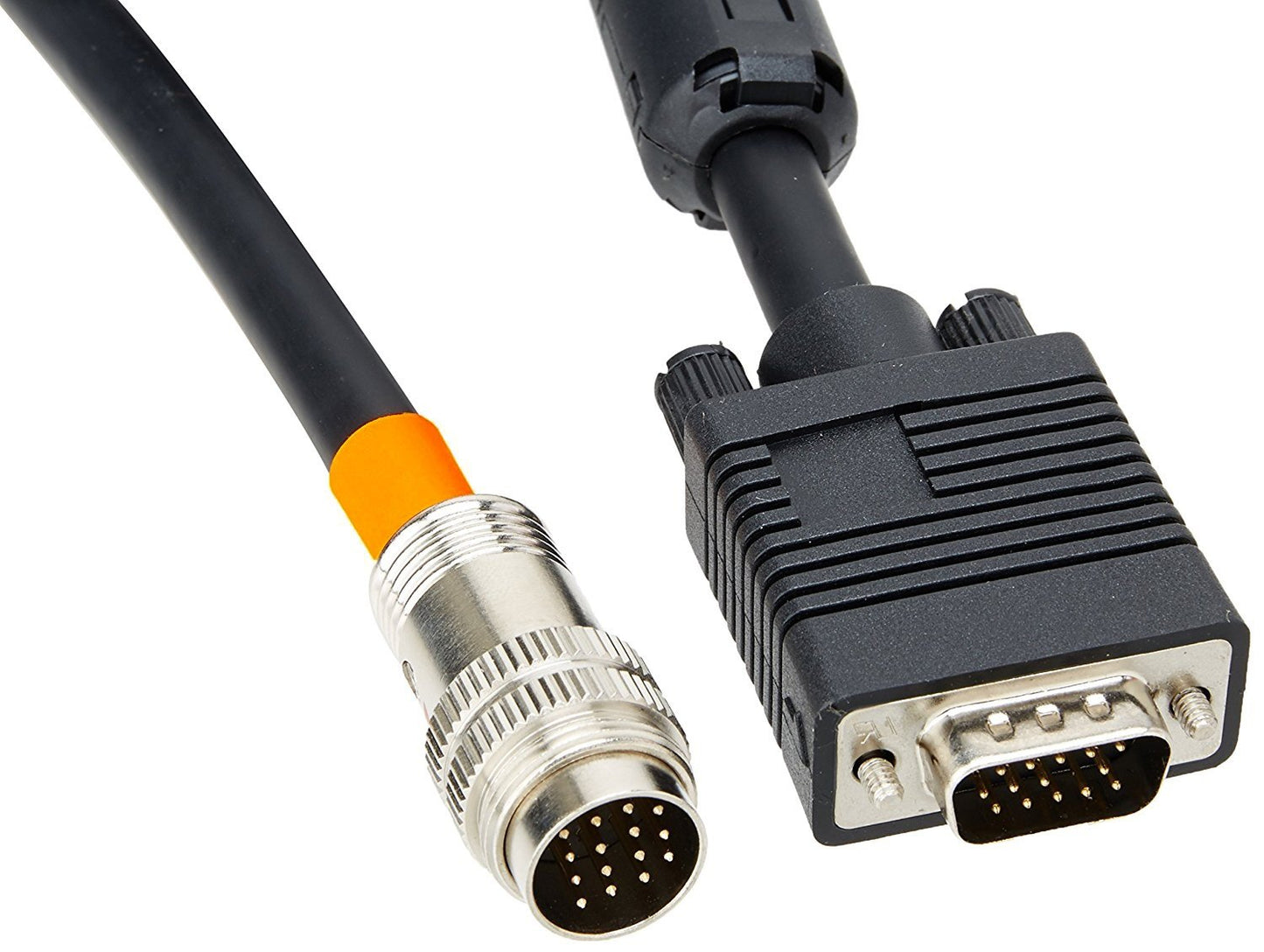 C2G Legrand RapidRun VGA Flying Lead, Multi-Format Flying Lead, Black Audio Video Cables, 1.5 Foot In-Wall Cable, 1 Count, C2G 60081