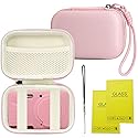 SZHSYJY Case for Kodak PIXPRO FZ55,FZ55 accessories, 1* Hard Carrying Case + 1* Soft Silicone Protective Cover with Removable Lens Cover,Comes with 2