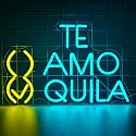 NINSNINT Teamo Tequila Neon Sign, Letter Neon Signs for Wall Decor, LED Lights for Home Bar Bedroom Man Cave Pub Bistro Resturant Party Decorations