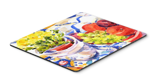 Caroline's Treasures 6037MP Apples, Plums and Grapes with Flowers Mouse Pad, Hot Pad or Trivet for Home Office Gaming Working Computers Laptop Mouse