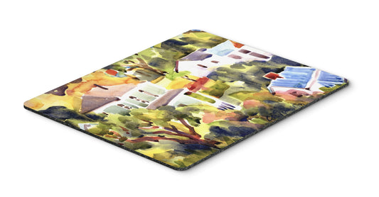 Caroline's Treasures 6046MP Houses Mouse pad, hot pad, or Trivet, Large, Multicolor