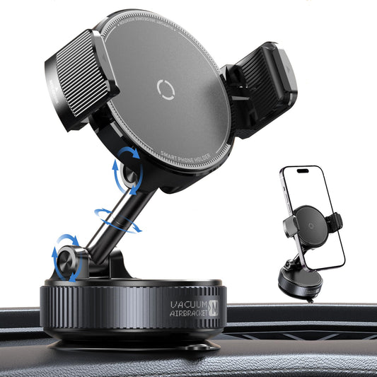 Autaabb 360° Nano Gel Suction Cup Phone Mount - Ultra-Strong Universal Car Dashboard Cell Phone Holder, Hands-Free Vacuum Bracket for Car, Gym, Mirror
