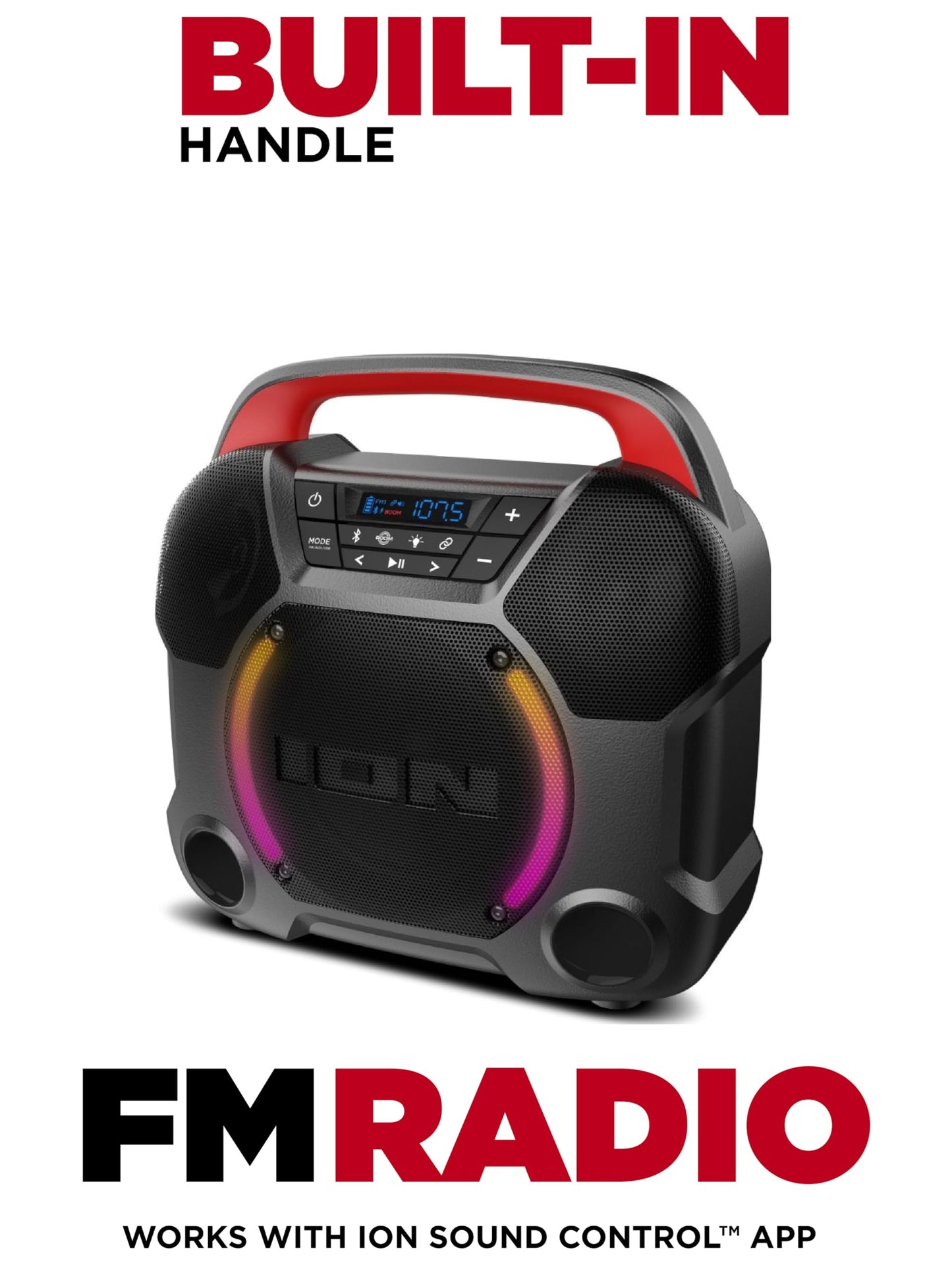 ION Audio Pathfinder Go Portable Speaker - Black (Renewed)