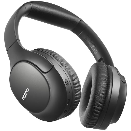 TOZO HA1 Bluetooth 5.4 Over Ear Headphones, 70H Playtime with Mic, Foldable Wireless Headset, Deep Bass Stereo Sound Customizable 32 EQ Music Mode…