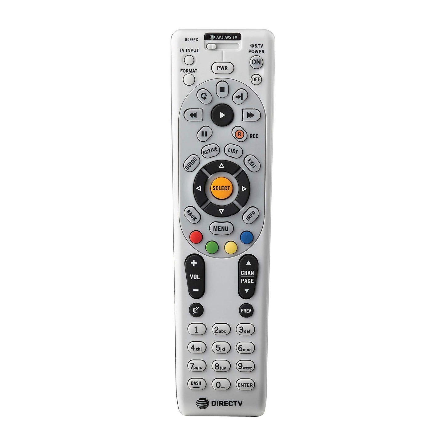 4 Pack Remote Controls DirecTV RC66RX RF (Remote Control's Replaces RC65RX)