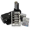 DSTE Pro MB-D200 Vertical Battery Grip + 2PCS EN-EL3E Battery Compatible with Nikon D200 Compatible with Fujifilm S5 SLR Digital Camera