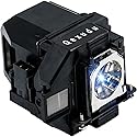 Qexudu ELP-LP96 /V13H010L96 Replacement Projector Lamp Bulb with Housing for Epson VS250 VS355 VS350 EX5260 EH-TW650 EB-S41 Powerlite Home Cinema 2150