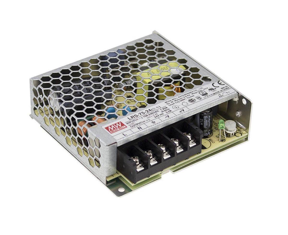 [Enclosed Type/LRS-75 Series/Industrial Application] MEAN WELL LRS-75-48 (76.8W 48V 1.6A) Single Output Switching Power Supply