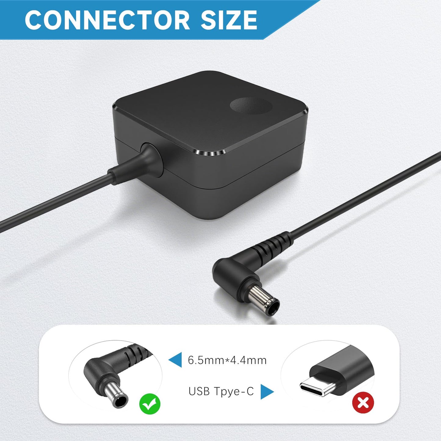 VRAVEK 19V DC Monitor Power Supply Adapter Compatible with LG Electronics 27" 24" 23" 22" 20" 19" LCD LED Monitor Power Supply Adapter 19V 2.1A 40W…