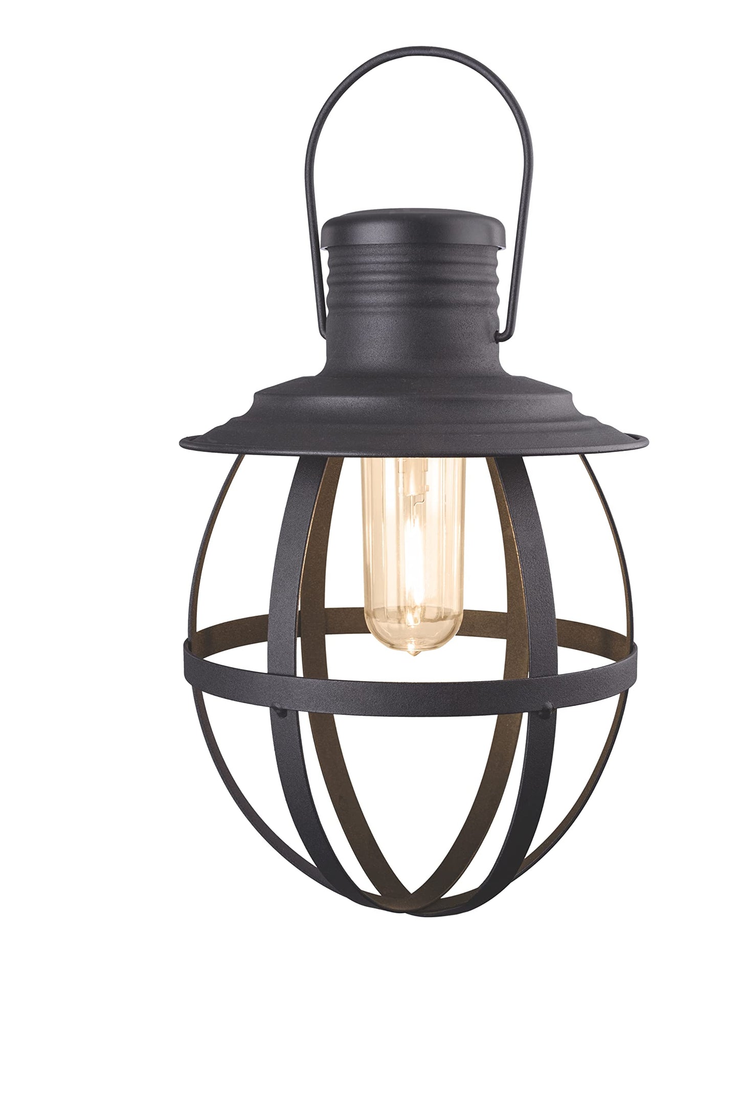 Xodus Innovations BL840-2 Battery Powered Outdoor 11.5 inch Decorative LED Metal Hanging Lantern with Your Choice of 4, 6 or 8 Hour Automatic Timer