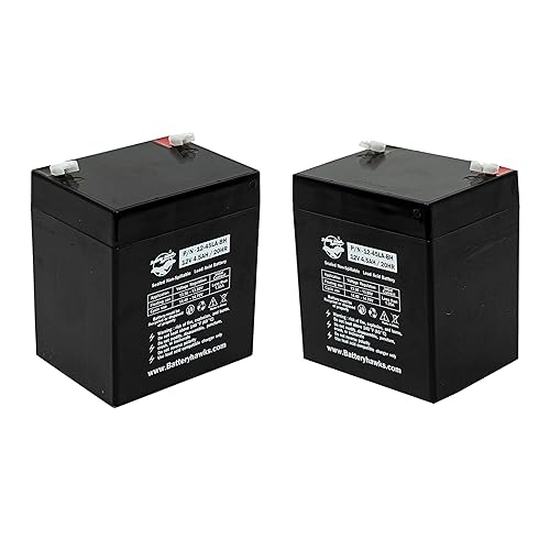 (2 Pack) 12V4.5AH 12V 4.5AH SLA Sealed UB1245 UB1250 Battery Lead Acid Battery for Alarm Solar