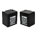 (2 Pack) 12V4.5AH 12V 4.5AH SLA Sealed UB1245 UB1250 Battery Lead Acid Battery for Alarm Solar