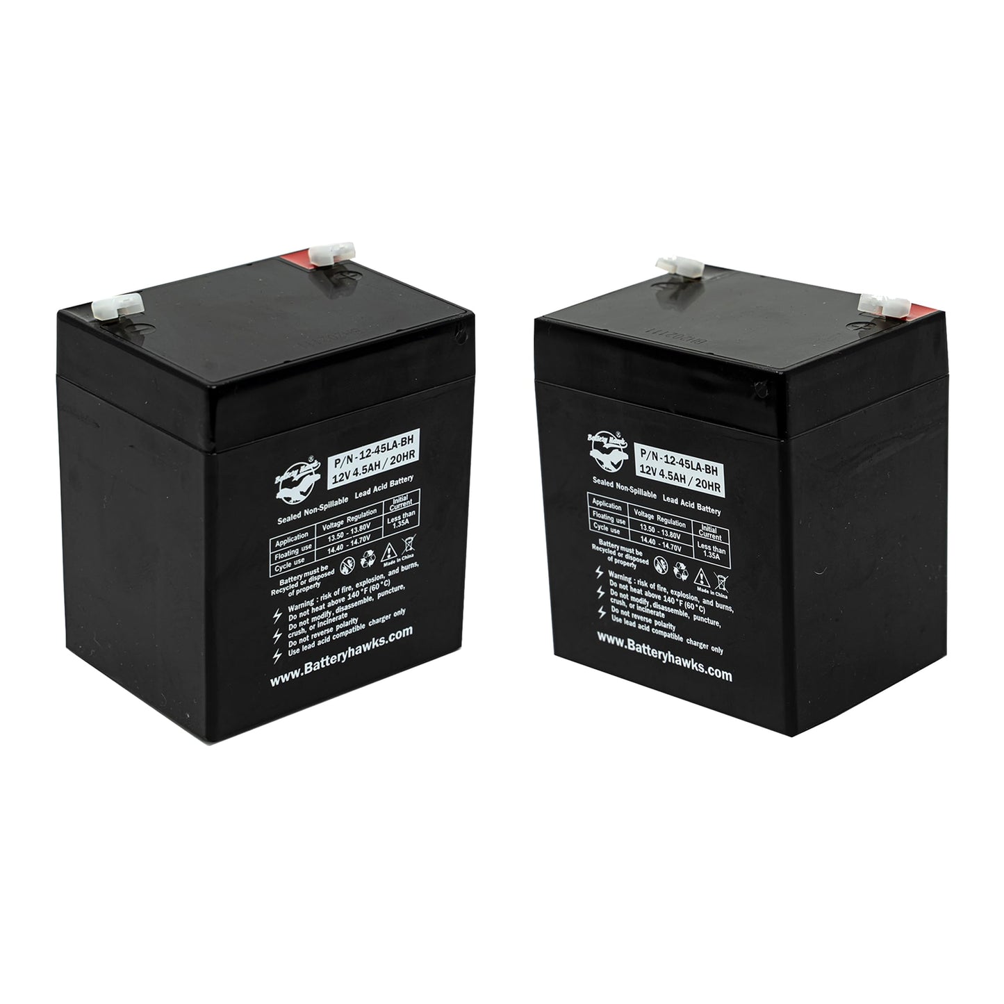 (2 Pack) 12V4.5AH 12V 4.5AH SLA Sealed UB1245 UB1250 Battery Lead Acid Battery for Alarm Solar