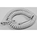 DIY-BizPhones White 9 Ft Short Handset Cord Compatible with Panasonic Phone KX T7200 T7400 DT300 DT500 NT500 Series T7425 T7431 T7433 T7625 T7630