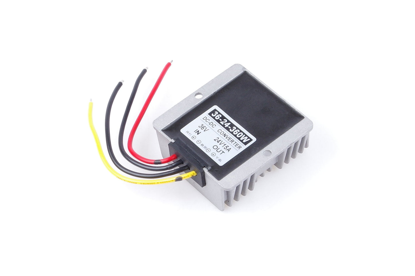 KNACRO 36V 48V 60V (30-60V) to 24V 15A 360W DC-DC Waterproof Boost Converter Automatic Step Down Voltage Regulator Module Car Power Supply…