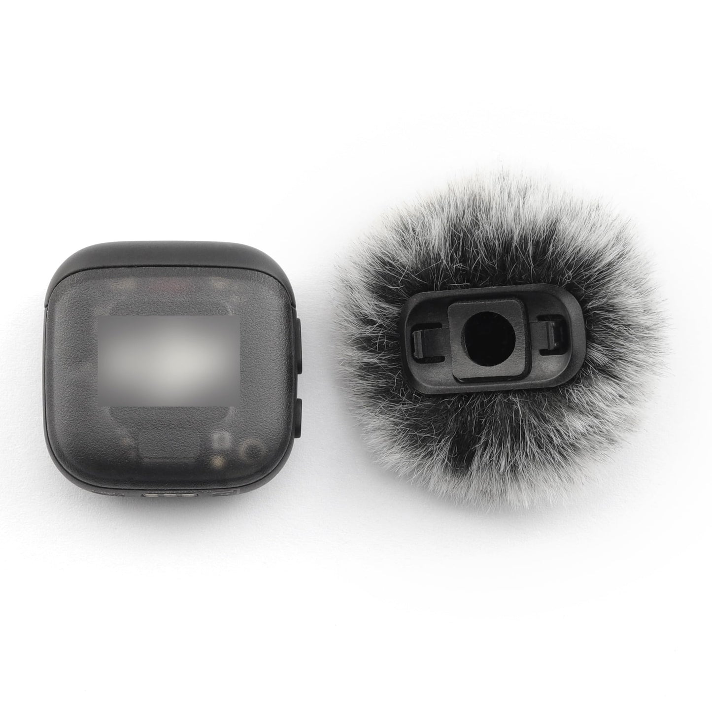 LEFXMOPHY Windscreen for DJI Mic 3 Wireless Microphone 2025, Grey Furry Wind Muff Pop Filter (Not for Dji Mic 1, 2 and Mini), 2-Pack